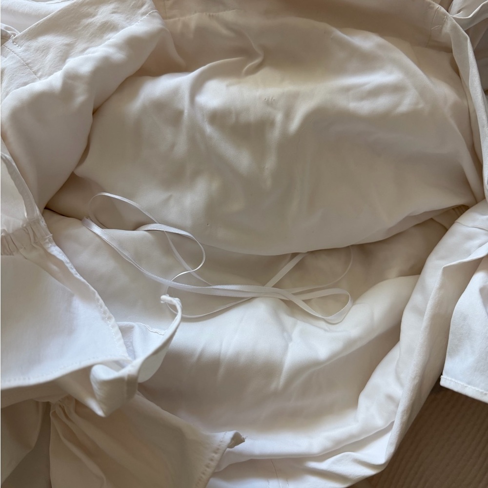 Aknvas White Ruffle Mini Dress - Picture 14 of 15